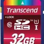 Transcend 32GB Class 10 UHS-I SDHC memóriakártya fotó