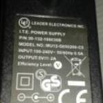 Leader Electronics Inc. 5V/2A-es adapter fotó