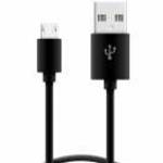 Micro USB töltőkábel 25 cm Fekete - Reakció-D Kft. fotó