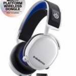 SteelSeries Arctis 7P+ PS5 fehér vezeték nélküli gamer headset fotó