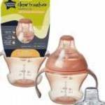 Tommee Tippee itatópohár - Nature Transition cup 150ml 4hó rózsaszín fotó