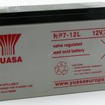 Ólom akku 12V 7Ah (YUASA) típus NP7-12L VDS-minősítéssel helyettesíti CSB / Hitachi GP1270 F2 fotó