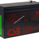 CSB / Hitachi nagy kisütő áramú ólom akku HR1234WF2 helyettesíti APC Back-UPS BE550G-UK 12V 9Ah fotó