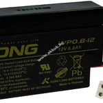 Kung Long Ólom akku típus WP0.8-12 12V 0, 8Ah fotó