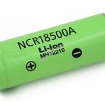 Panasonic NCR18500A akku 3, 7V 2040mAh Li-Ion fotó