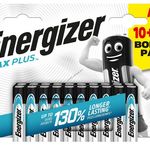 Energizer MAXPLUS AAA micro mikro elem 10+10/ 20db/csom. fotó