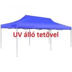 UV állóbb 3x6 kék rendezvény sátor árusító piaci horgász kerti pavilon 6x3 ST30 fotó