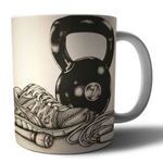 Kettlebell 41 mintás porcelán bögre fotó