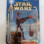 1Ft~ Star Wars Battle Droid figura (Saga Collection / Blue Card #11, 2002, bontatlan) fotó