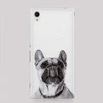 francia bulldog mintás Sony Xperia M2 tok hátlap fotó