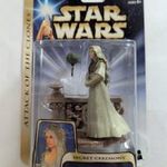 1Ft~ Star Wars Padmé Amidala figura (Saga Collection / Gold Line #22, 2003, bontatlan) fotó