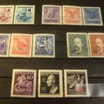 Böhmen und Mahren postatiszta** sor+3 egyedi kiadás 1941-44 fotó