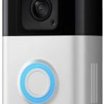 ring Video Doorbell Plus IP videó kaputelefon Nikkel (matt), Fekete fotó