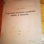 AZ IPARI KEMENCE BOLTOZATÁNAK, FEGYVERZETÉNEK SZÁMÍTÁSA ÉS SZERKESZTÉSE 250PLD. 1954 fotó