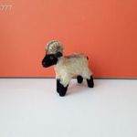 Eredeti STEIFF antik kőszáli KECSKE vintage kabala figura SNUCKI goat plüss !! EXTRA !! fotó