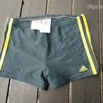 Adidas elasztikus sötétzöld fürdőőnadrág úszónadrág 152 11-12 év d30 h21 bsz4 cs35 fotó