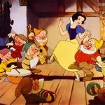 EREDETI WALT DISNEY LITOGRÁFIA : HÓFEHÉRKE ÉS A HÉT TÖRPE ... KÉP X fotó