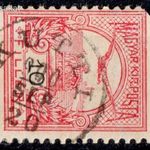 1900 turul KUTTI bélyegzés Felvidék Slovakia hiányzó sarokfog Gudlin E3.18 / 60p (d12) fotó