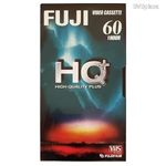 FUJI VHS VIDEÓKAZETTA HQ+ 60 ÚJ BONTATLAN fotó