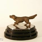 Bronz Vadászkutya Bán Antal Miniszter Diósgyőri Vasgyár 1946. Labrador Golden Retriever Ír Szetter fotó