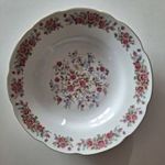 Régi kínai porcelán arany szegélyes virágos mélytányér fotó