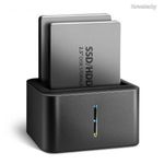 AXAGON ADSA-D25 SuperSpeed USB Dual 2, 5" SSD/HDD Mini Dock Black fotó