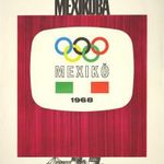 Eredeti régi plakát retro: UTAZZON TELEVÍZIÓVAL MEXIKÓBA - OLIMPIA So-Ky 1968 reklám kereskedelem fotó