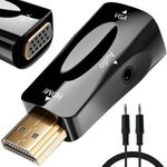 Átalakító adapter hdmi-ről vga d-sub audio mini jackre fotó