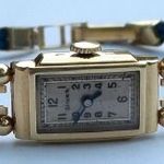 ANTIK ART DECO 14K ARANY DOXA NŐI ÉKSZERÓRA fotó