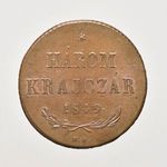 1849 NB Szabadságharc 3 Krajcár -X110 fotó