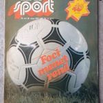 Képes Sport foci menetrend (1982) NB I adatbank, labdarúgás, Fradi, Újpest, Bp. Honvéd fotó