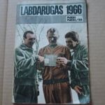 A LABDARÚGÁS 1966 NB I, NBI/B JÓ KIADVÁNY AZ AKKORI CSAPATOK KÉPEI, NEVEK, SOK ADAT, FTC, VASAS, UTE fotó