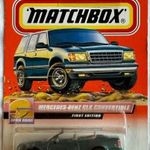 Matchbox MB400 Mercedes-Benz CLK Cabrio, #1-es USA bliszterben, bontatlan, kiváló állapot fotó