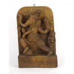 1P598 Régi indiai elefántos Ganesha fafaragás 28 x 17.5 cm fotó