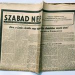 1953 március 10 / SZABAD NÉP / Régi ÚJSÁGOK KÉPREGÉNYEK MAGAZINOK Ssz.: 27263 fotó