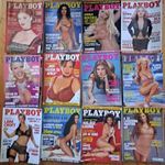 12 db Playboy magazin - Főleg 2001-es év fotó