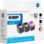 KMP Tinta helyettesíti HP 301XL, CH563EE, CH564EE Kompatibilis Kombinált csomag Fekete, Cián, Bíb... fotó