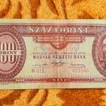 1947 -es Kossuth Címeres 100 Forint bankó Ritkább !!!!! (L2512) fotó