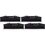 G.Skill DIMM 32 GB DDR4-4000 (4x 8 GB) quad készlet, RAM fekete, F4-4000C18Q-32GVK, Ripjaws V, IN... fotó