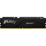 Kingston FURY DIMM 16 GB DDR5-6000, RAM fekete, KF560C30BBE-16, Fury Beast, INTEL XMP, AMD EXPO fotó