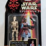 1Ft~ Star Wars Captain Panaka with Bonus Battle Droid figura (Episode I., 1999, bontatlan) fotó