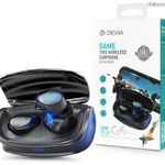 Devia TWS Bluetooth sztereó headset v5.0 + töltőtok - Devia Joy A9 Game Series True Wireless Ea... fotó