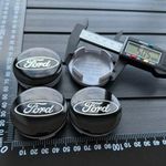 Új FORD 54mm 4db Alufelni Felni Közép Kupak Felniközép Felnikupak Porvédő Fekete fotó