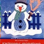 Karácsonyi ablakdíszek hullámkartonból és dróthálóból fotó