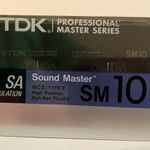 TDK SM 10 SOUND MASTER SA FORMULA 1989 CHROME bontatlan, új magnókazetta, audio kazetta fotó