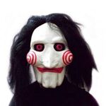 SAW Jigsaw Fűrész Billy halloween farsangi gumi maszk álarc hajjal fotó