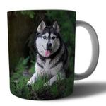 Husky 2 mintás porcelán bögre fotó