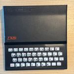 Sinclair ZX81 retro számítógép, új billentyű fóliával tesztelve fotó