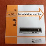 Videoton Roma De Luxe rádió kezelési utasítás fotó