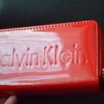 Új! Calvin Klein lakk, dupla zipzáras pénztárca fotó